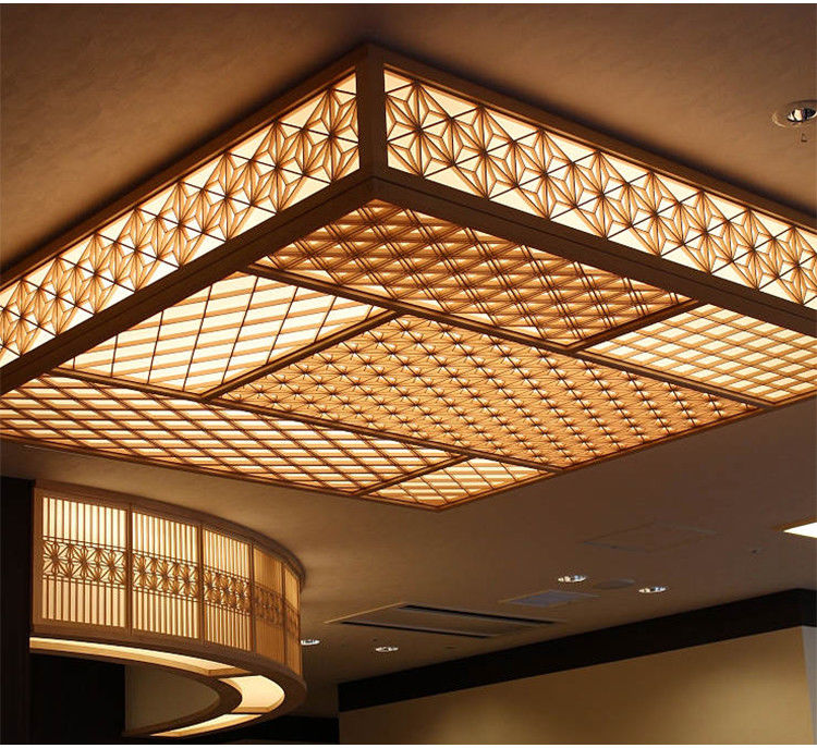 Hinoki 3D French Solid Wood ฉากกั้นห้องตกแต่งผนัง ผลิตภัณฑ์คุมิโกะ