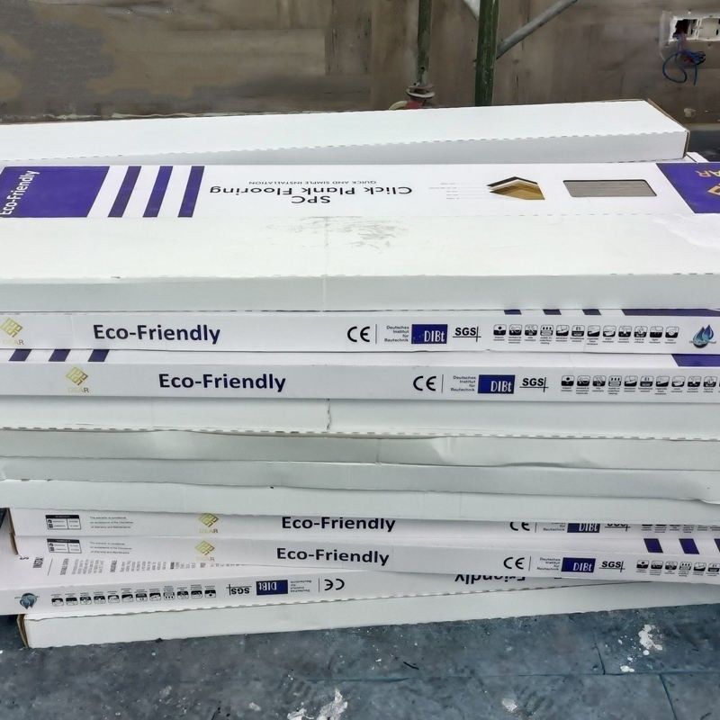 เป็นมิตรกับสิ่งแวดล้อมลายไม้ Spc พื้นประสาน 4.5 มม. Spc พื้น