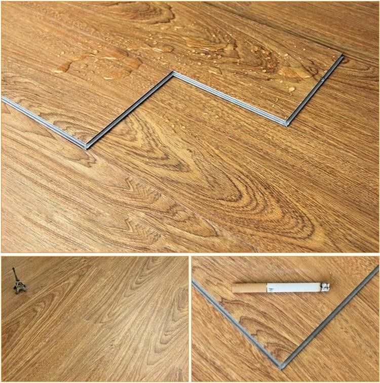 Uv เคลือบพื้นไวนิล SPC 5mm 6mm 8mm Spc Core Vinyl Plank