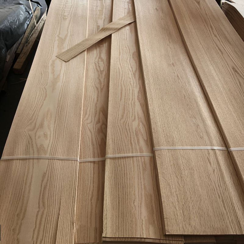 0.45 มม. 0.5 มม. 1 มม. แผ่นไม้อัดไม้โอ๊คสีแดงแผ่นไม้อัดไม้หั่นบาง ๆ