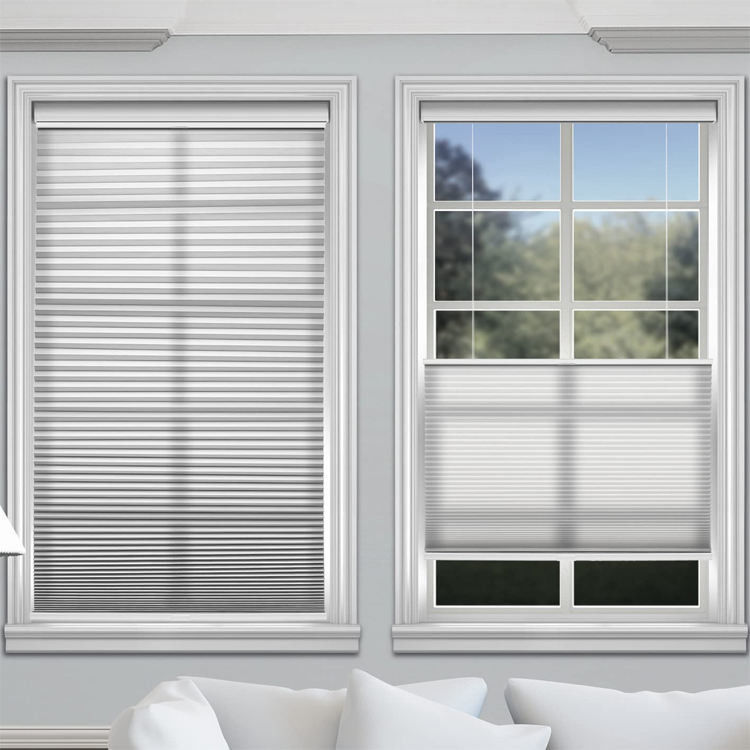 กรองแสงกลางวัน กลางคืนรังผึ้งมู่ลี่โรงแรมไร้สาย Cellular Shade