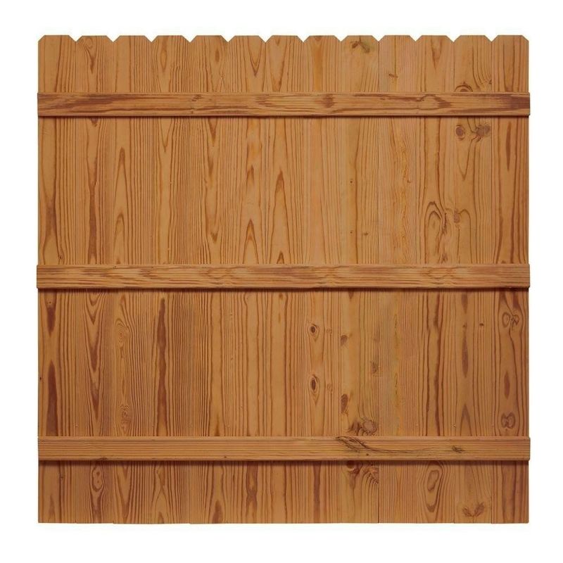 FSC Yard 8 Ft High Cedar Wood Fence Panel รั้วไม้ซีดาร์กลางแจ้ง