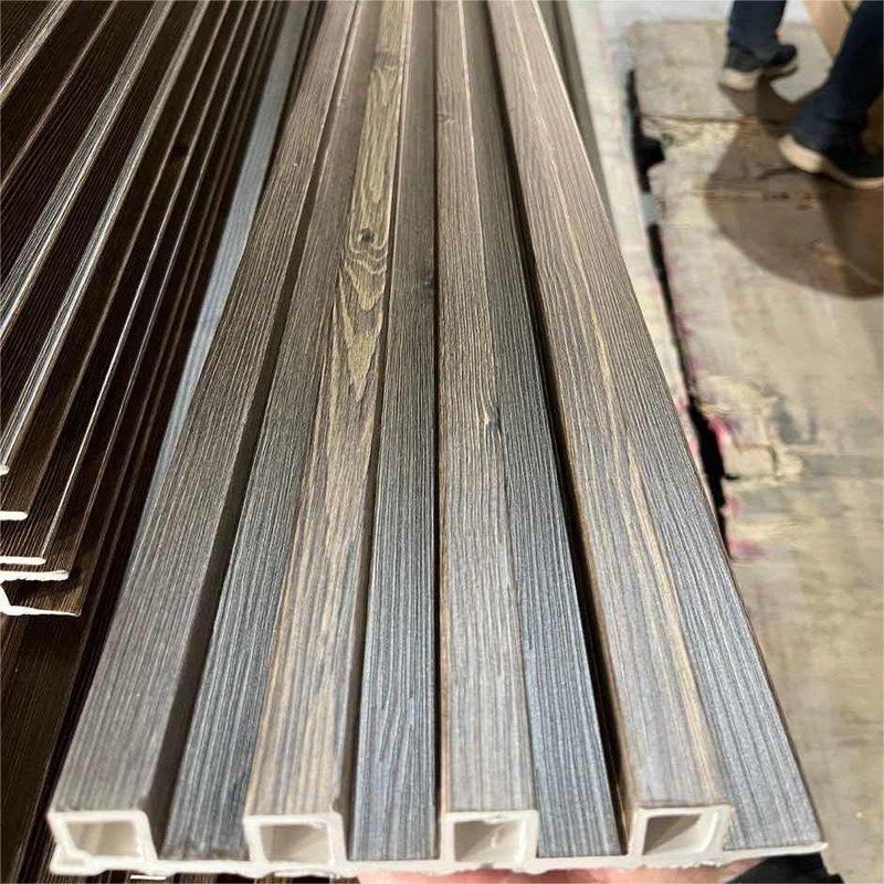 แผนผนัง WPC สีสันดี ประดับผนังภายใน การติดตั้งง่าย ปกป้องการขีดขีดผนัง WPC