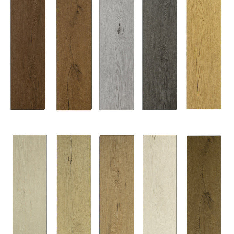 เนื้อผงไม้ การตกแต่งภายใน 4 มม. 5 มม. 6 มม. PVC SPC คลิกล็อค วินิล การออกแบบกราฟฟิก สํานักงานภายในยุโรป