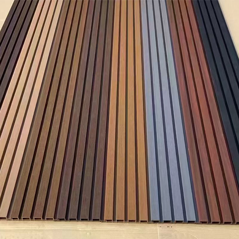 คุณภาพสูง รั้วโฮล โฟลท์ โคเอ็กซ์ทรูชั่น ตกแต่งไม้ พลาสติกผสม Wpc ผนังภายนอก