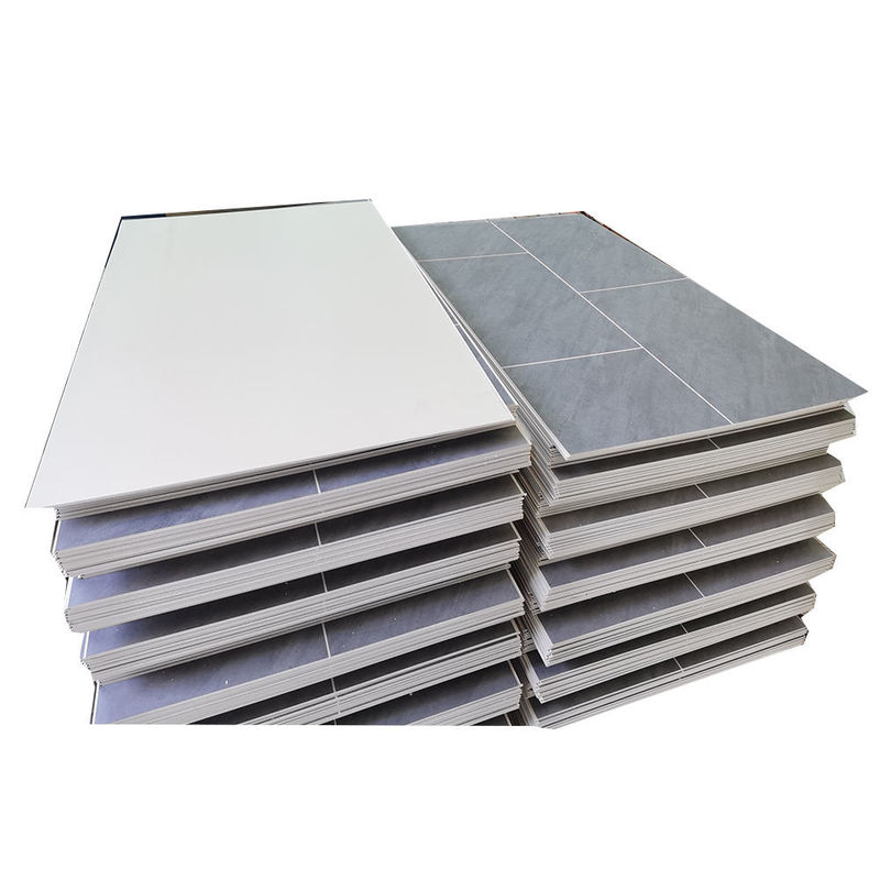PVC กันน้ํา พลาสติก หิน มาร์บอร์ SPC Wall Cladding Luxury SPC Vinyl Rigid Core Board ผนังภายใน