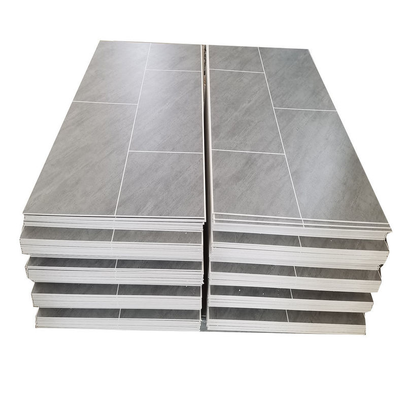 PVC กันน้ํา พลาสติก หิน มาร์บอร์ SPC Wall Cladding Luxury SPC Vinyl Rigid Core Board ผนังภายใน