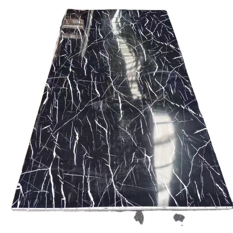 แผ่นผนัง PVC คุณภาพดี แผ่นผนัง SPC สําหรับตกแต่งภายใน