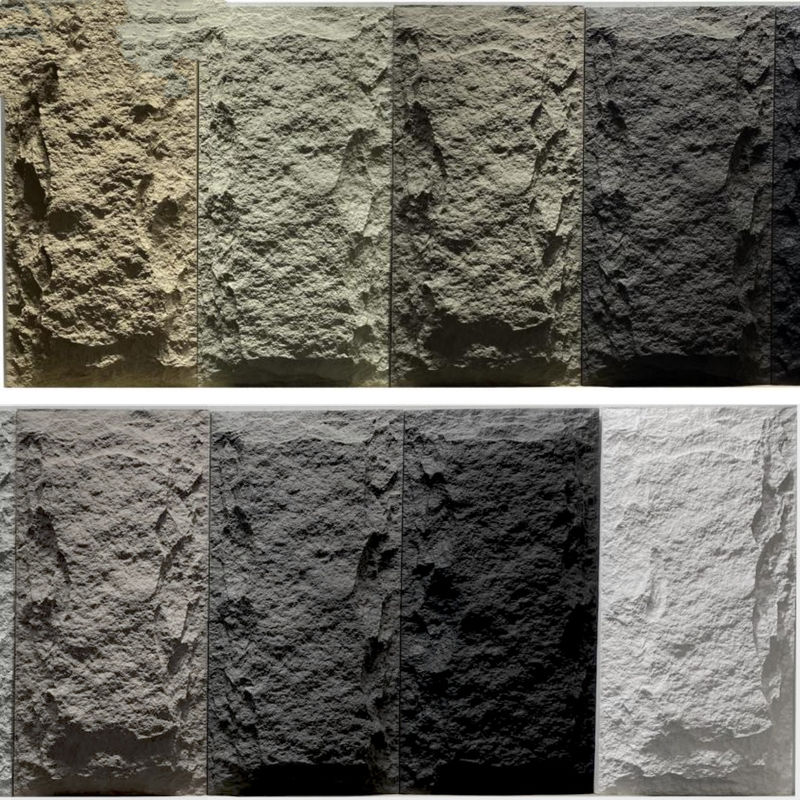 PU หิน Polyurethane หินเทียม veneer Sheet สําหรับภายนอกและภายในผนัง cladding หินตกแต่ง