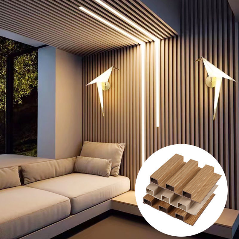 โรงงานตกแต่งภายใน PVC การเคลือบผนัง บอร์ดผนัง WPC ภายในผนังผนัง