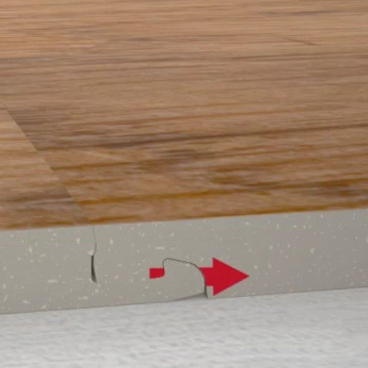 UNILIN 5G CLICK SPC Flooring ประเทศจีน CLICK LOCK Floor 4MM 6MM พื้นไม้กระจายตรงโรงงาน