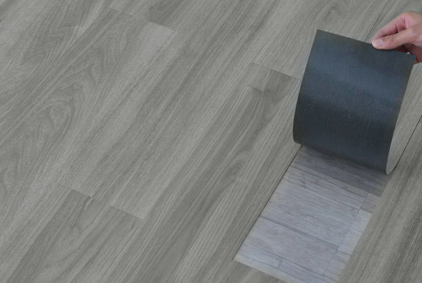 1.5mm ความหนา Peel And Stick LVT พื้น PVC พื้นไวนิล