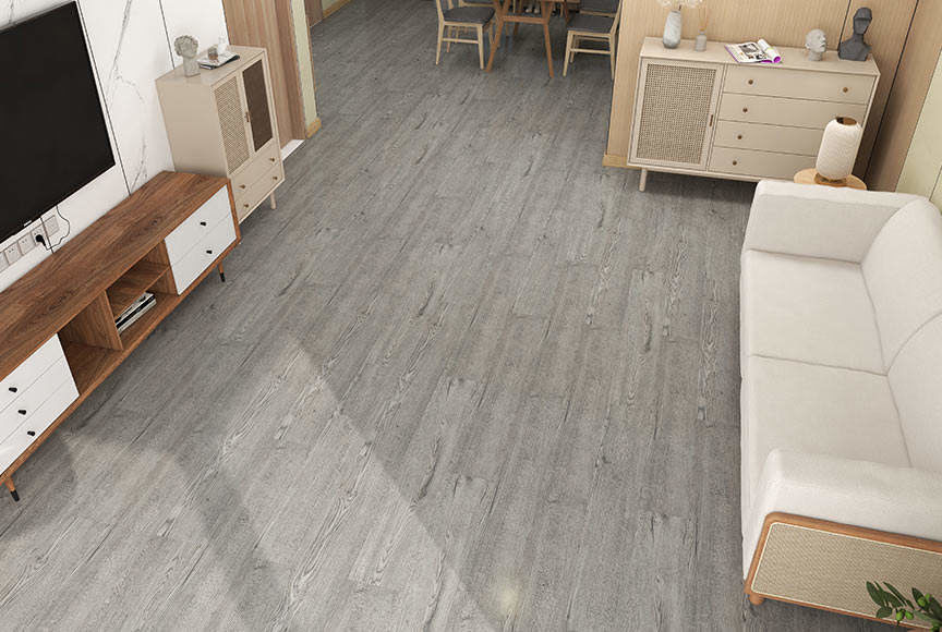 1.5mm ความหนา Peel And Stick LVT พื้น PVC พื้นไวนิล