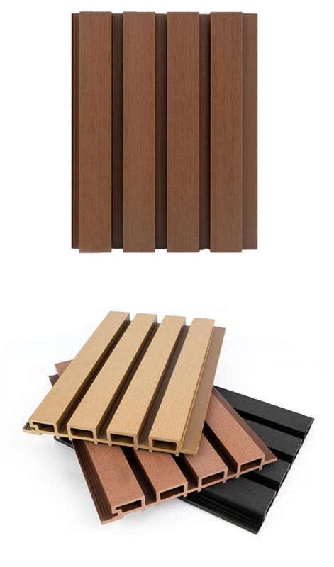 โรงงานขายตรง คุณภาพดี พานิลผนังภายนอก กันน้ํา โค-เอ็กซ์ตรูชั่น Wpc ผนังเคลือบสําหรับตกแต่งผนังภายนอก