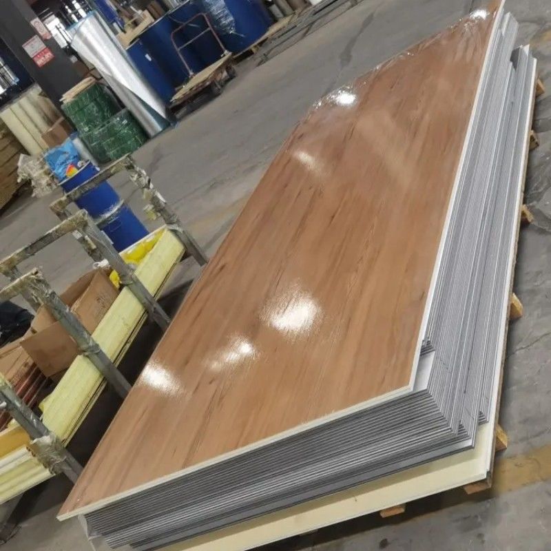 Bamboo Charcoal Wood Veneer Board Mirror Siding Fire Proof Pvc Wall Panel สําหรับอพาร์ทเมนท์ออฟฟิศ