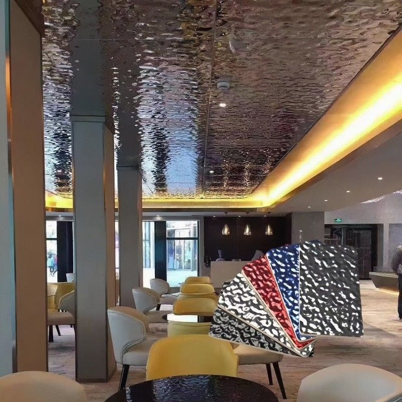 พานีลผนัง PVC พร้อมน้ําภายใน ลื่นกระแสคาร์บอน คริสตัลการออกแบบ ไม้ยาง ใยไม้ยาง กระดานถ่านหิน กันเสียง กันไฟ