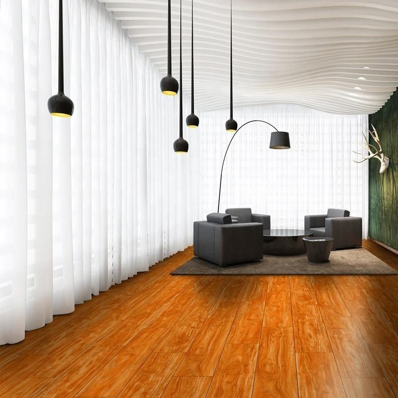 การออกแบบที่ทันสมัย SPC คลิก แผ่นพื้น Vinyl แอนติสลิป ทนทานการสวมใส่สําหรับบ้าน / สํานักงาน / โรงแรม