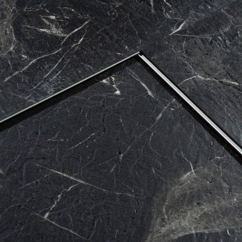 4.5mm 5mm 6mm กันน้ํา Spc Piso 4mm อินเตอร์ล็อคคลิก Lvt Spc พื้น PVC