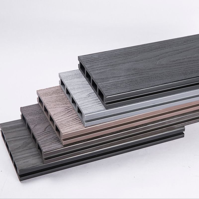 Custom Interlock Wpc outdoor Decking 3D บทสกัดเมล็ดไม้ บอร์ดคอมพอสิต decking board จีน ไม้ พลาสติก เนื้อผงพื้น
