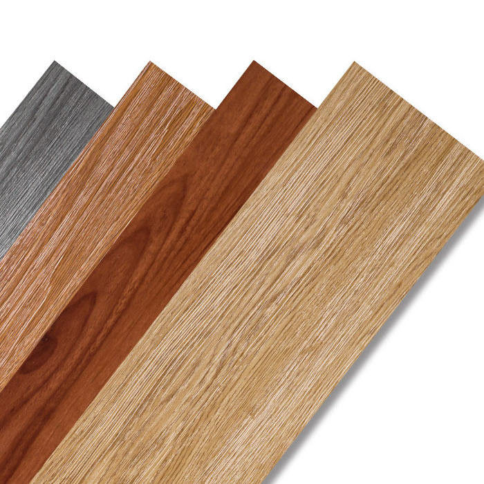 แผ่นพื้น PVC กันน้ำแบบมีกาวในตัว DIY แผ่นพื้นไวนิลสำหรับตกแต่งภายในอาคารสำนักงาน