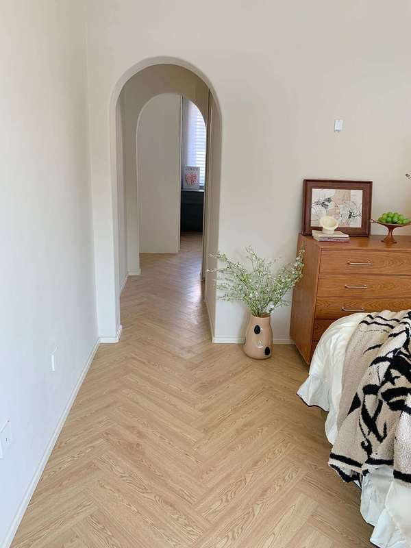 8mm 12mm Rigid Core Luxury Vinyl Click Flooring Premium Wood Herringbone Anti slip Piso Spc คลิก 5 มิลลิเมตร แผ่นพื้น