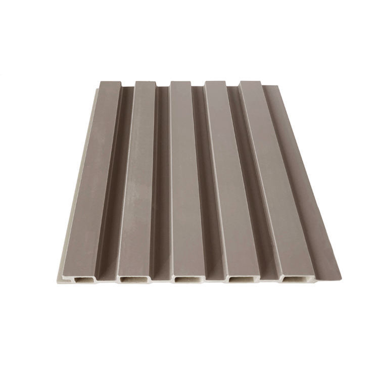 แผงผนัง WPC กันเชื้อโดยตรงจากโรงงาน พร้อมดีไซน์ร่อง สำหรับเพดานบ้าน ห้องนั่งเล่น เวิร์คช็อป สวนสาธารณะ โรงพยาบาล