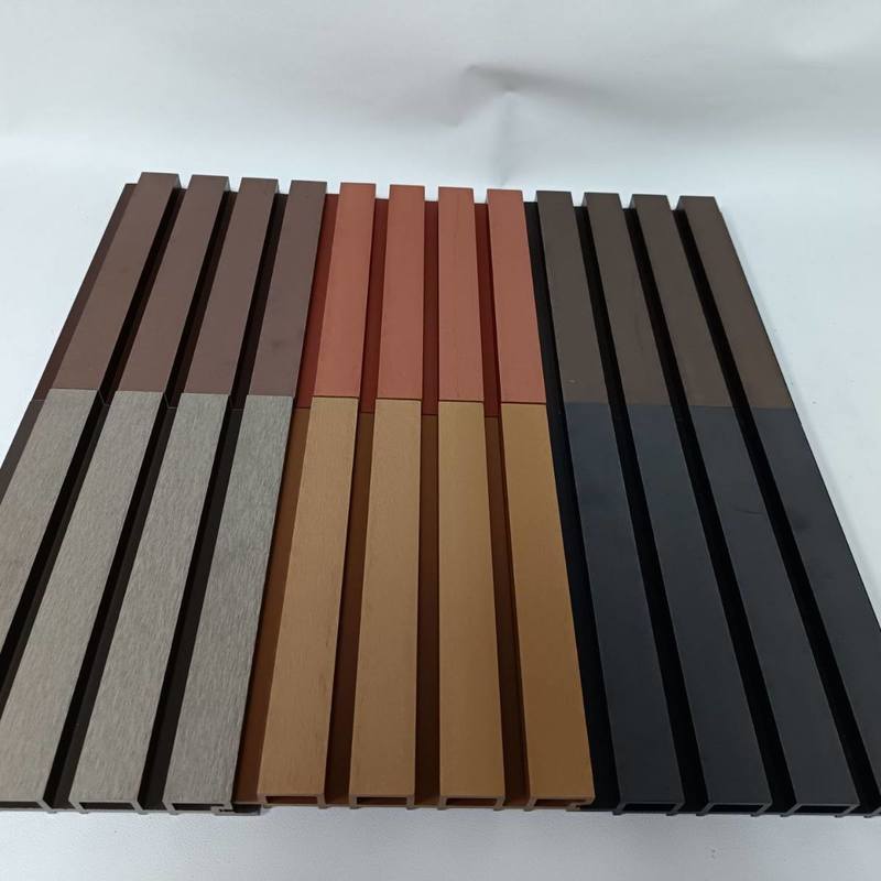 ราคาต่ำ ขายส่ง ลายไม้ภายนอก ตกแต่งกลางแจ้ง แผงผนัง WPC ปิดผิว