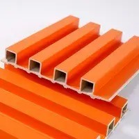 Waterproof WPC Wall Panels Boards Indoor Home Room Building Material With Wooden Grain for Hotels Apartments