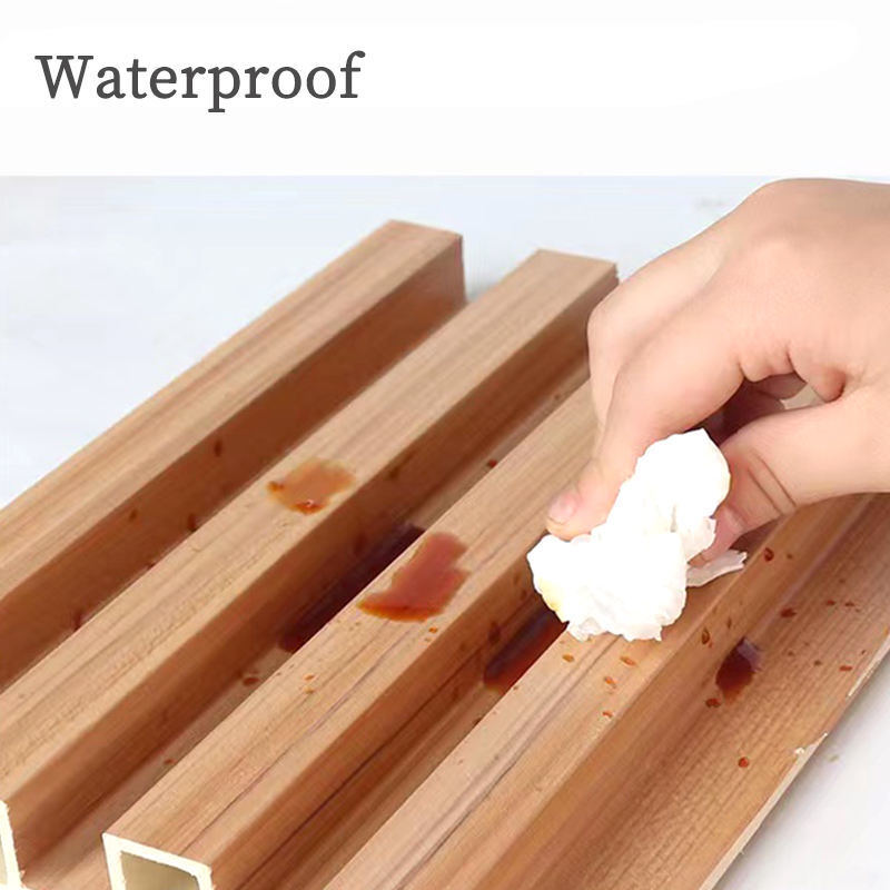 แผนผนัง PVC WPC แผนผนัง 3 มิติสําหรับตกแต่ง