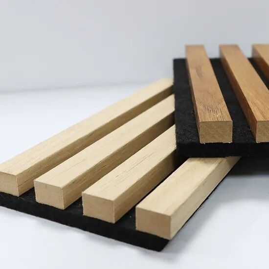 เครื่องประดับแบบทันสมัย ผนังหนังเสียงไม้ ผนังปกปิด