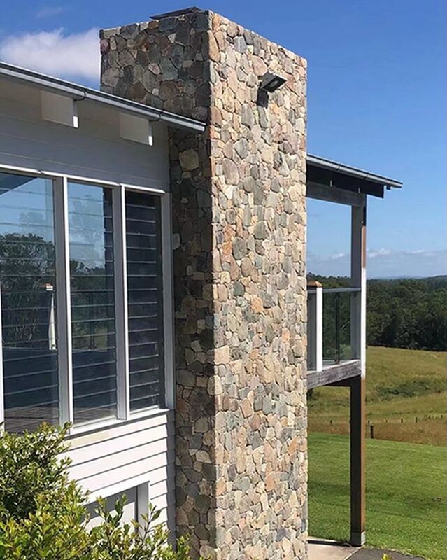 แผ่นหินธรรมชาติเคลือบผิวสำหรับตกแต่งเสาห้องน้ำ ผนังภายนอกและภายในในรัฐเกรละ