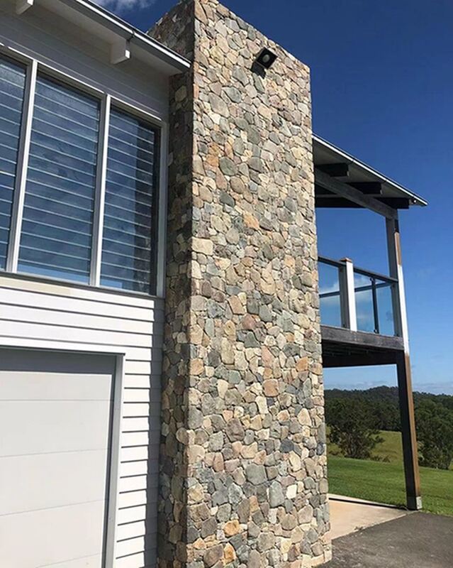 แผ่นหินธรรมชาติเคลือบผิวสำหรับตกแต่งเสาห้องน้ำ ผนังภายนอกและภายในในรัฐเกรละ