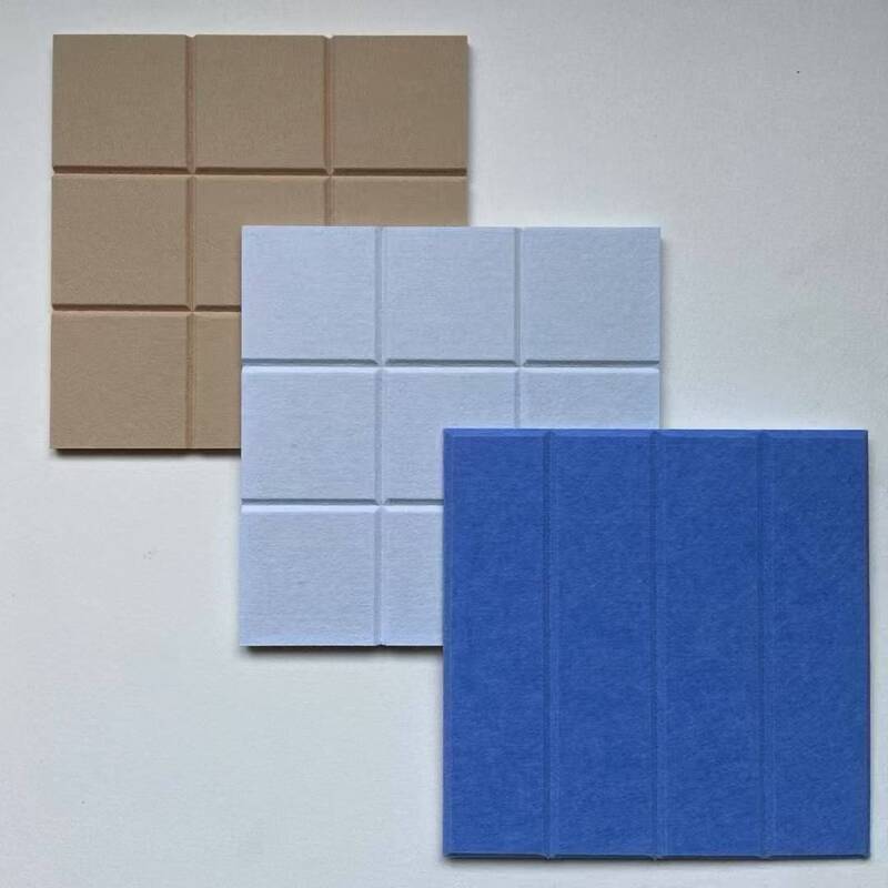 ปรับความเป็นมิตรต่อสิ่งแวดล้อม การลดเสียงโรงภาพยนตร์ ป้องกันไฟ ป้องกันเสียง โพลิเอสเตอร์อินทิกร แผ่นผนังเสียง แผ่นเสียง Akupanel