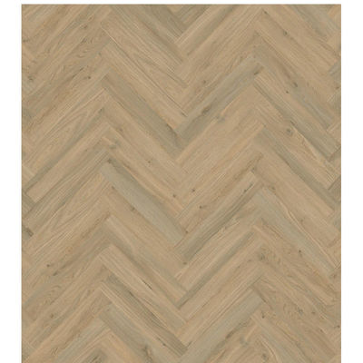 100% Virgin 4.0mm-7mm Spc Herringbone Flooring Spc Lvt Click Flooring หลายชั้น