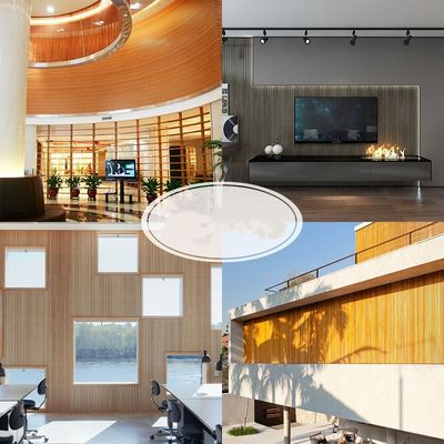 แผงผนัง WPC ภายในที่เป็นมิตรต่อสิ่งแวดล้อม 159 มม. * 10 มม. การติดตั้งอย่างรวดเร็ว