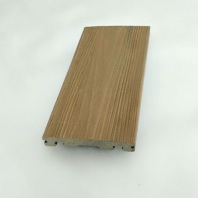 Anti Slip WPC Decking Board พื้นระเบียงพลาสติกคอมโพสิตไม้ไผ่กันน้ำ
