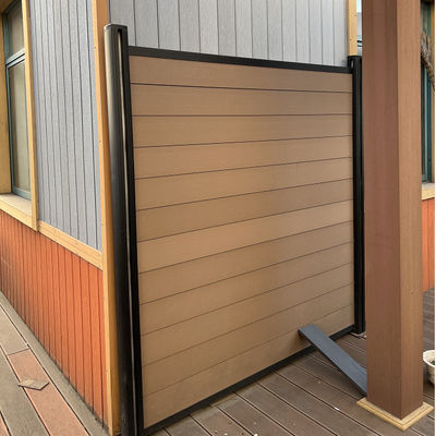 ภายนอก บ้านเอกชน WPC ภายนอก รั้ว สวน แผ่นรั้วประกอบ