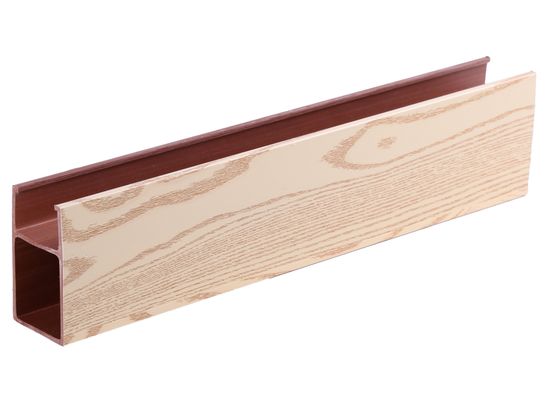 ท่อ PVC สี่เหลี่ยมกลวงในร่มที่เป็นมิตรต่อสิ่งแวดล้อม เสาไม้พลาสติก WPC สำหรับกั้น