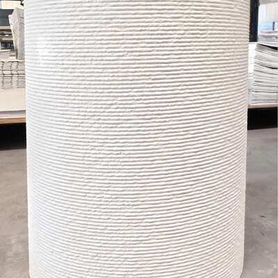 แผงติดผนังวิลล่าในร่มและกลางแจ้งตกแต่ง 3 มิติ MCM ทันสมัย ​​แผ่นผนังหินเทียม Travertine แบบโค้งงอได้ แผ่นใหญ่