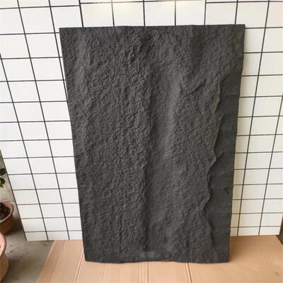 แผงผนังหินโพลียูรีเทนน้ำหนักเบาทนทานคุณภาพสูง PU Faux Stone Wall Cladding สำหรับภายนอก
