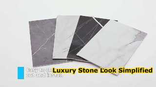 แผงผนังหิน PU ที่ทันสมัยตกแต่งผนังหรูหรา DIY ง่าย