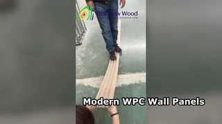 แผ่นผนัง WPC สำหรับบ้านสมัยใหม่